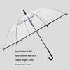 EVO Custom Transparent Eco-Friendly Automatic Umbrella with Long Handle - Perfect for Advertising and Gifts