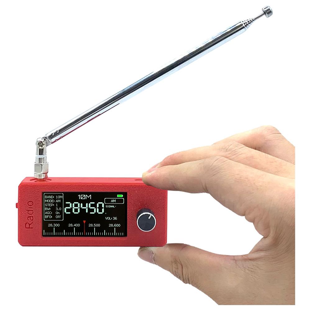 SI4732 0,5-108 МГц Карманное радио 1,9-дюймовый IPS-экран LSB USB AM FM Портативное мини-радио HF SW MW VHF Всеволновый радиоприемник