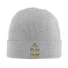 Чистые и рывки Мопс Теплая вязаная шапка Зимняя вязаная шапка-бини Шапки-бини Шапки в стиле хип-хоп для унисекс