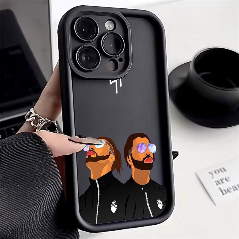 QLF x PNL Певец Pnl Мягкий ТПУ Чехол Для iPhone 16 15 11 13 14 12 Pro Max 15 Plus Mini Чехол 16Pro Ударопрочный Силиконовый Чехол Для Телефона