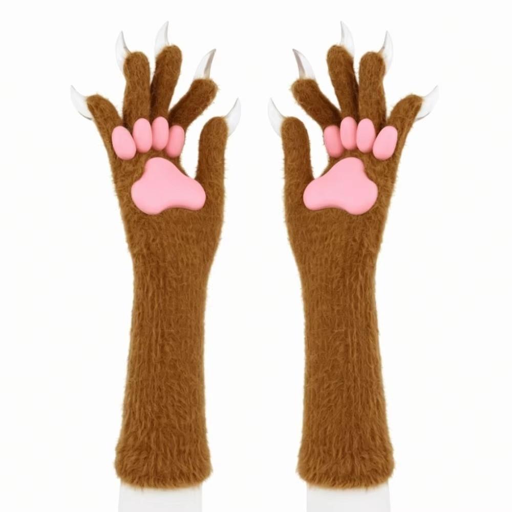 Silicone Meat Pad Cat Claw Mittens Solid Color Cosplay Ghost Claw Props Cosplay Costume