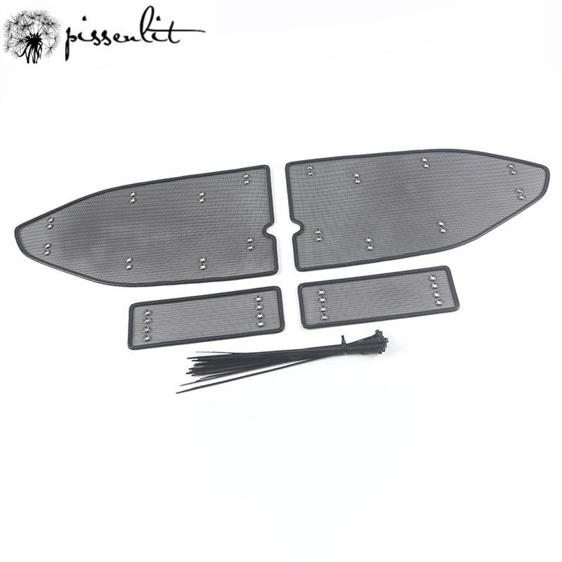 For Ford Edge ST 2019-2020 Anti-insect Network Cover Racing Grills Water Tank Protective Net Cover Panel Decoration Accessories