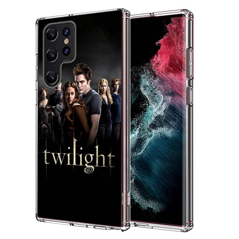 Команда Эдвард Джейкоб Сумерки Капа Чехол для телефона Samsung S26 Ultra S25 Edge Galaxy S23 S21 S20 S24 FE S22 S10 Plus Прозрачный ТПУ