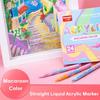 24Colors Macaroon Color Acrylic Paint Pens 24 Colors Watercolor Pen  Artists Drawing