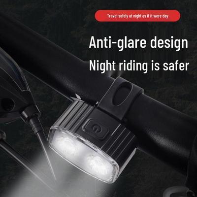 Сверхяркий водонепроницаемый USB-перезаряжаемый комплект передней и задней фары для велосипеда для ночной езды