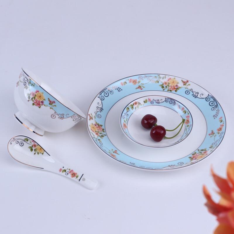 Керамический набор столовой посуды в стиле танской поэзии