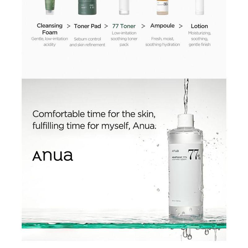 Anua Успокаивающий тонер Heartleaf 77
