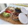 Two Compartment Breakfast Storage Container 4 Pcs