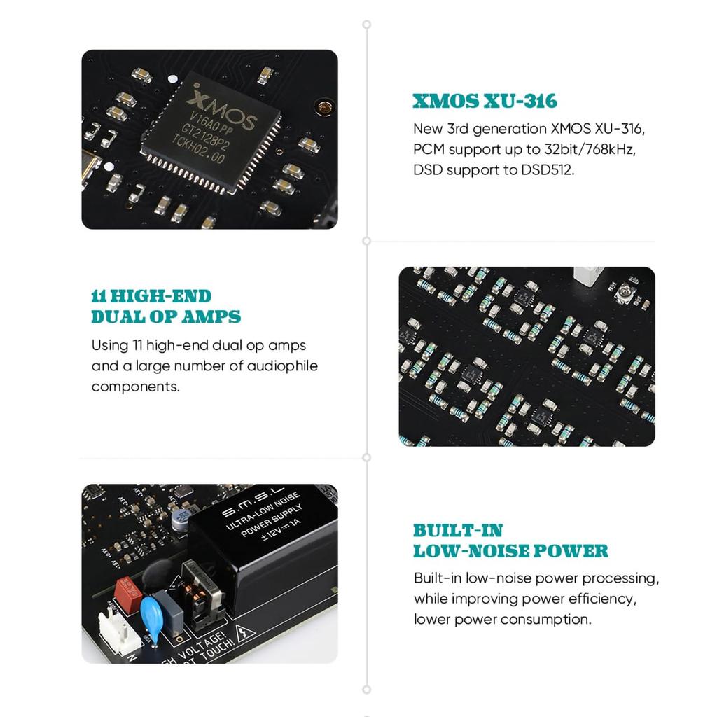 SMSL DO300 MQA ЦАП ES9039MSPRO XU316 DSD512 Сбалансированный ЦАП QCC5125 LDAC Вход Выход Цифровой преобразователь PCM32 бит/768 кГц Bluetooth5.1