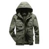 Winter Cotton Coat for Men, Mid-length Coat, Large Size Loose Cotton Coat, Velvet Thickened Workwear, Cotton-padded Jacket Top for Men