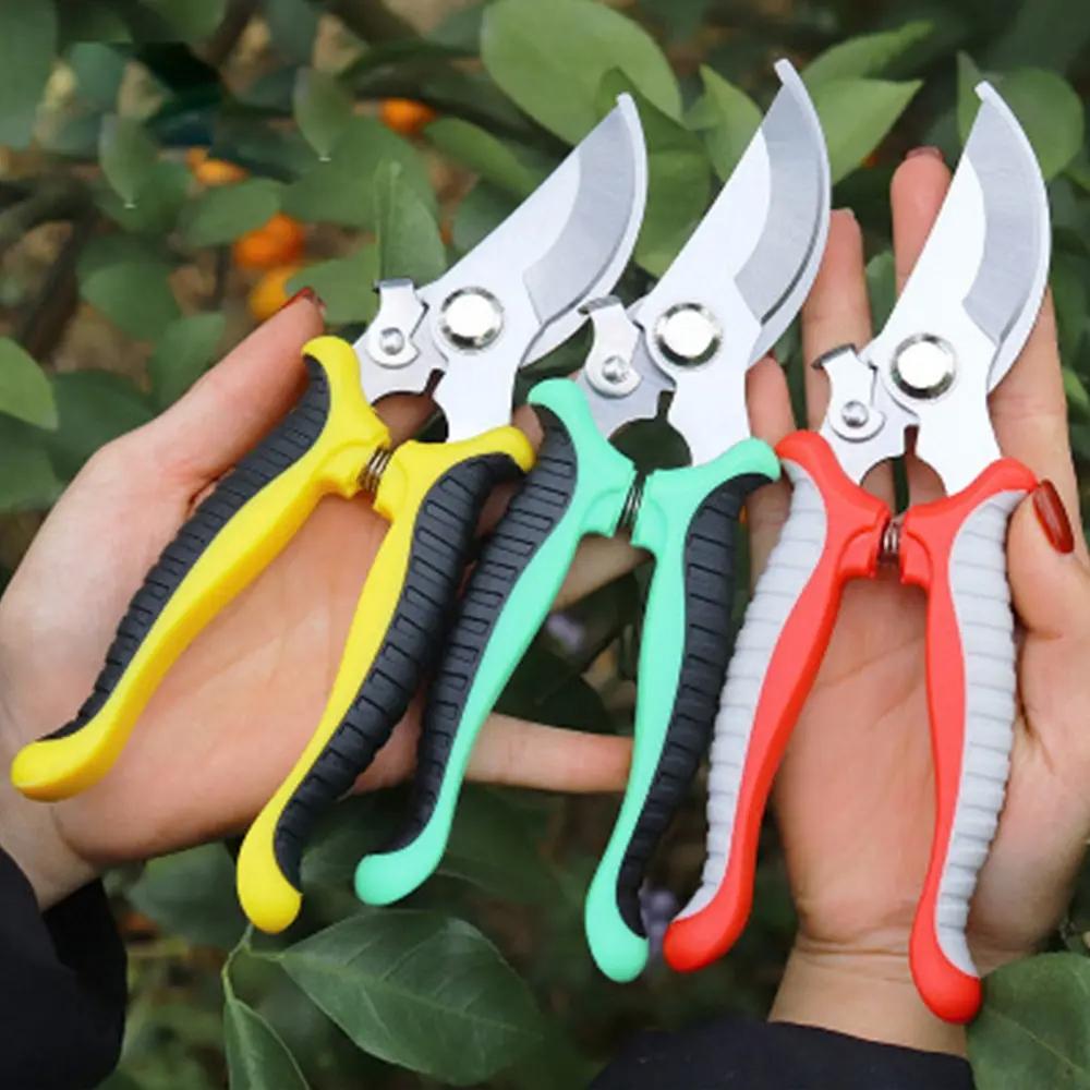 1PC Pruner Garden Scissors Professional Sharp Bypass Pruning Shears Tree Trimmers Secateurs Hand Clippers For Garden Beak Scissors