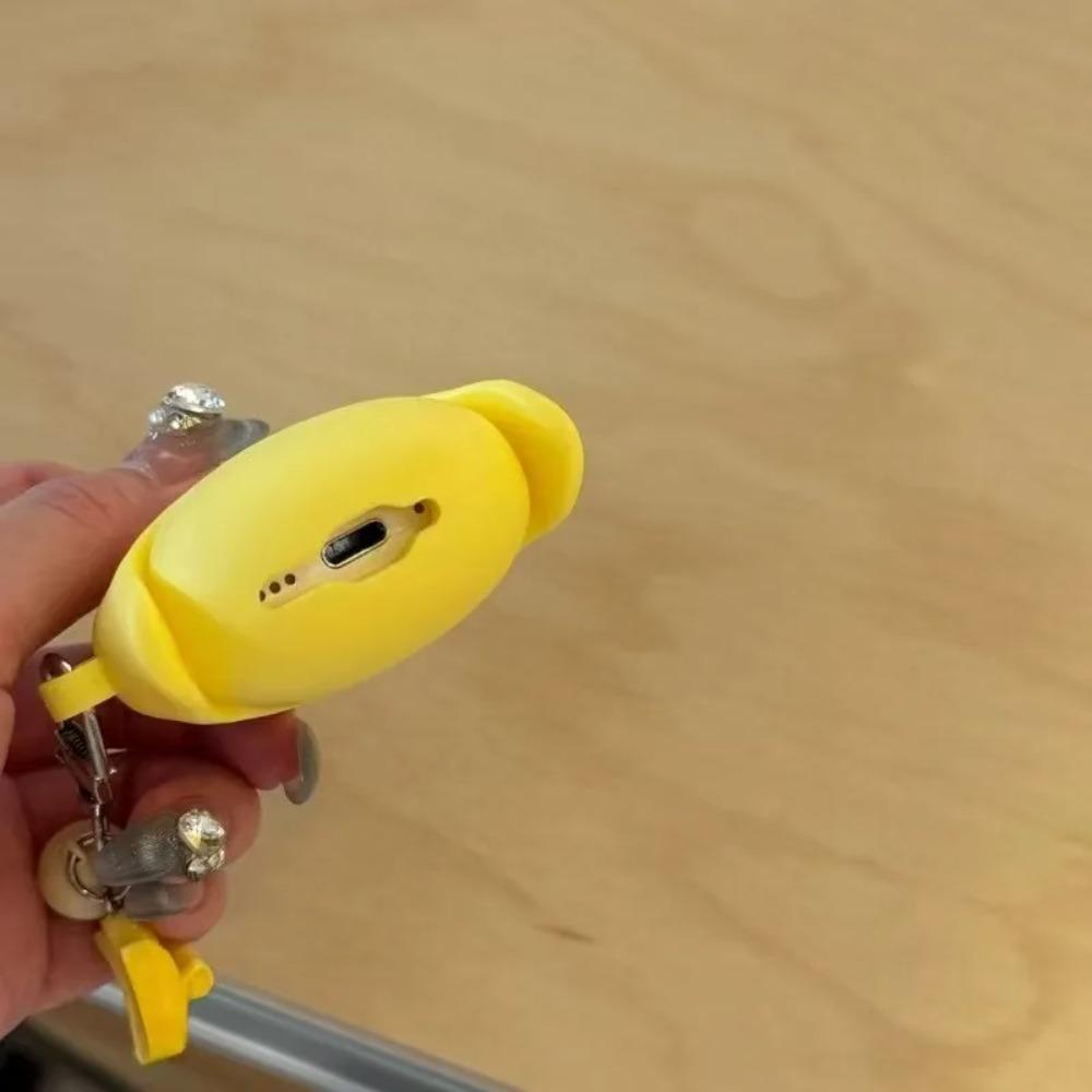 Cute 3D Peeled Banana Earphone Case for Apple Airpods 1/2 3 4 Pro Pro2 Silicone Simulation Fun Silicone Protective Case