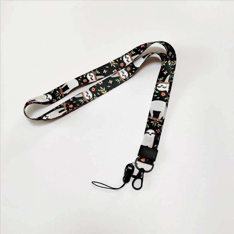 Модные цветы серии Пряжка Ремешок Значок Идентификатор Ремешки Телефон Веревка Ключ Ремешок Шейные Ремни Аксессуары