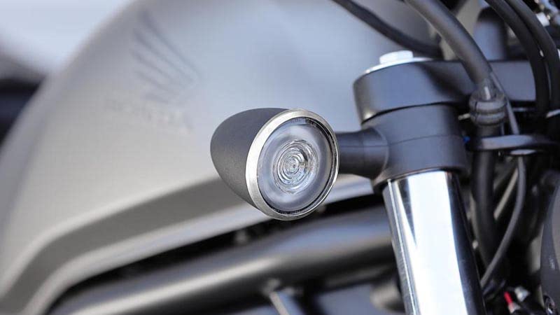 Kijima Chrome-Plated Turn Signal Rims for Honda Rebel 250/500 ('20-), Rebel 1100, and CL250/500, Set of 2 (Product Code: 217-45151)