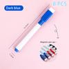 8Pcs Colorful Magnetic Whiteboard Dry Erase Marker Pens High-Capacity Erasable Whiteboard Marker Pens Office School Supplies