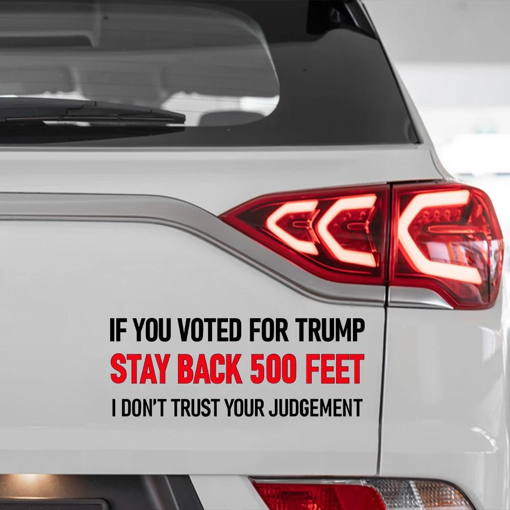 Anti Trump Usa Us Presidential Election Styling Car Decals Auto Window Body Laptop Wall Water-Repellent Pvc Decals Auto Accessories