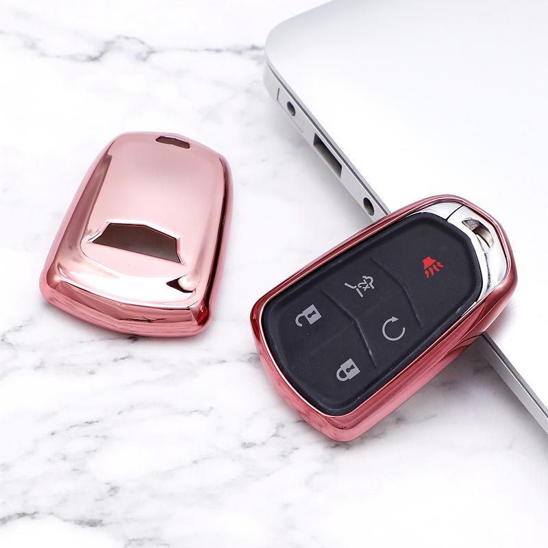 Cadillac Key Case: Fits XT5, XT4, CT5, XT6, ATS-L - Half-Pack Keychain Included