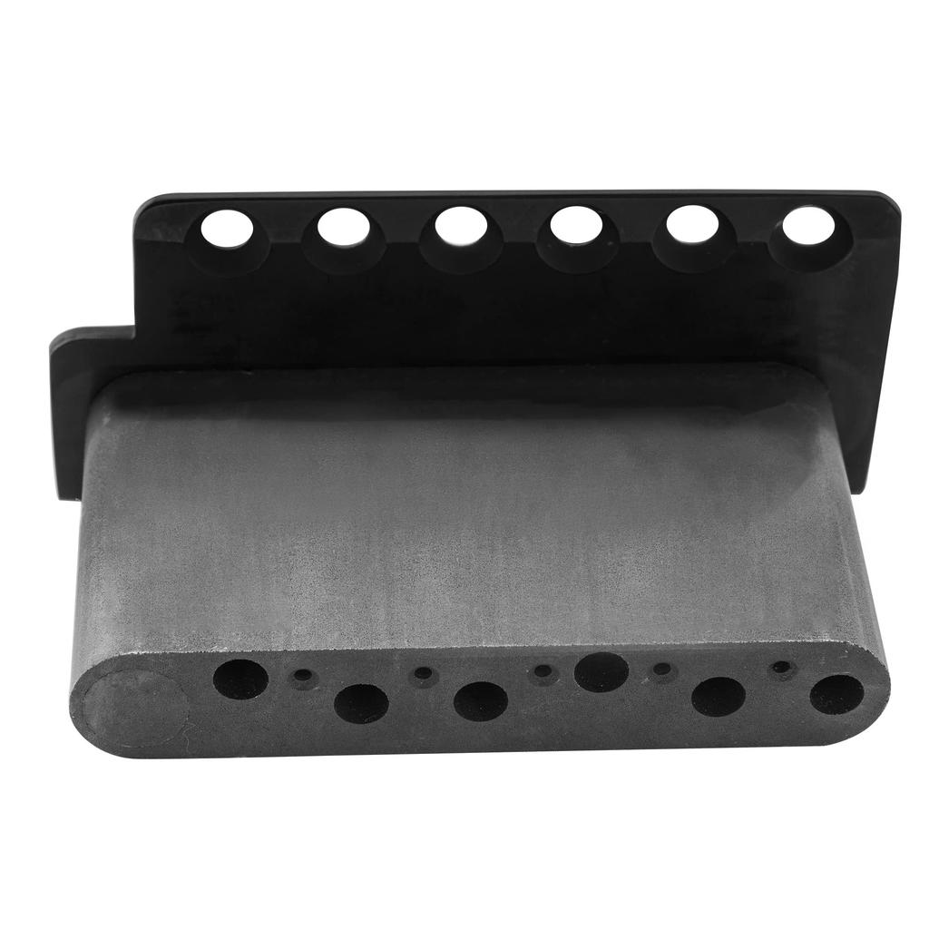 Wilkinson WVC-SB 6-Point Tremolo Bridge Unit with Vintage Steel Saddles and Full Steel Block for USA Vintage StratJapanese Strat Guitars, Black