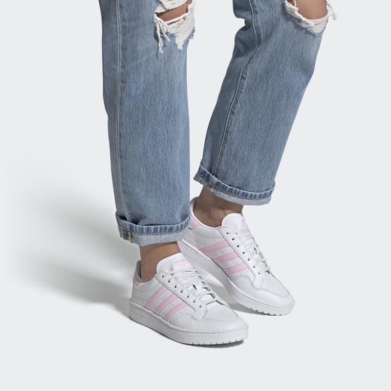 adidas Team Court 'Белый Прозрачно-Розовый' Женский FW5071