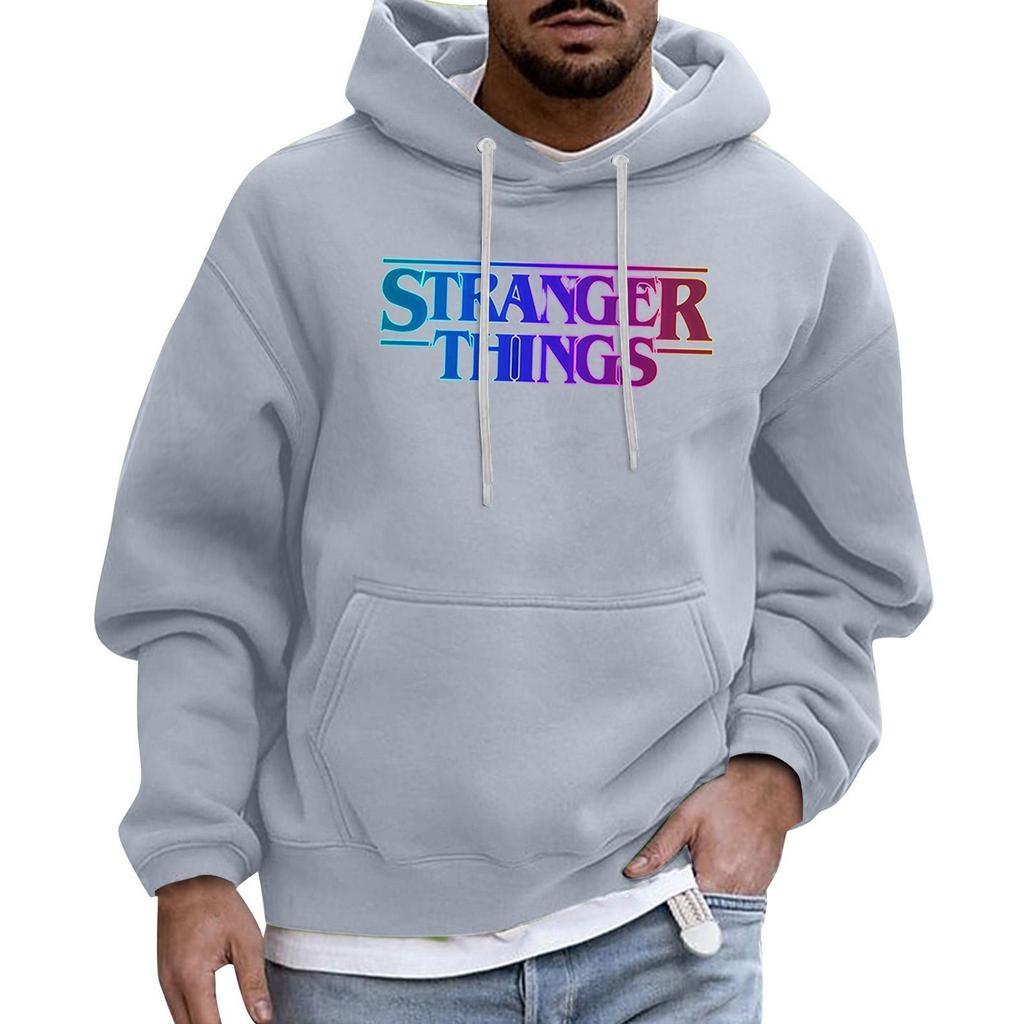 Мужской Спортивный Повседневный С Длинными Рукавами С Карманом Капюшон Толстовка