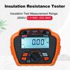NJTY Insulation Resistance Tester 2500V Digital Megohmmeter MAX 200G Ohm  Measuring Low Resistance