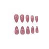 24 Pieces Of Manicure Bean Paste Color Clear Daily Versatile Gentle Pure Desire Long Almonds Wear Armor