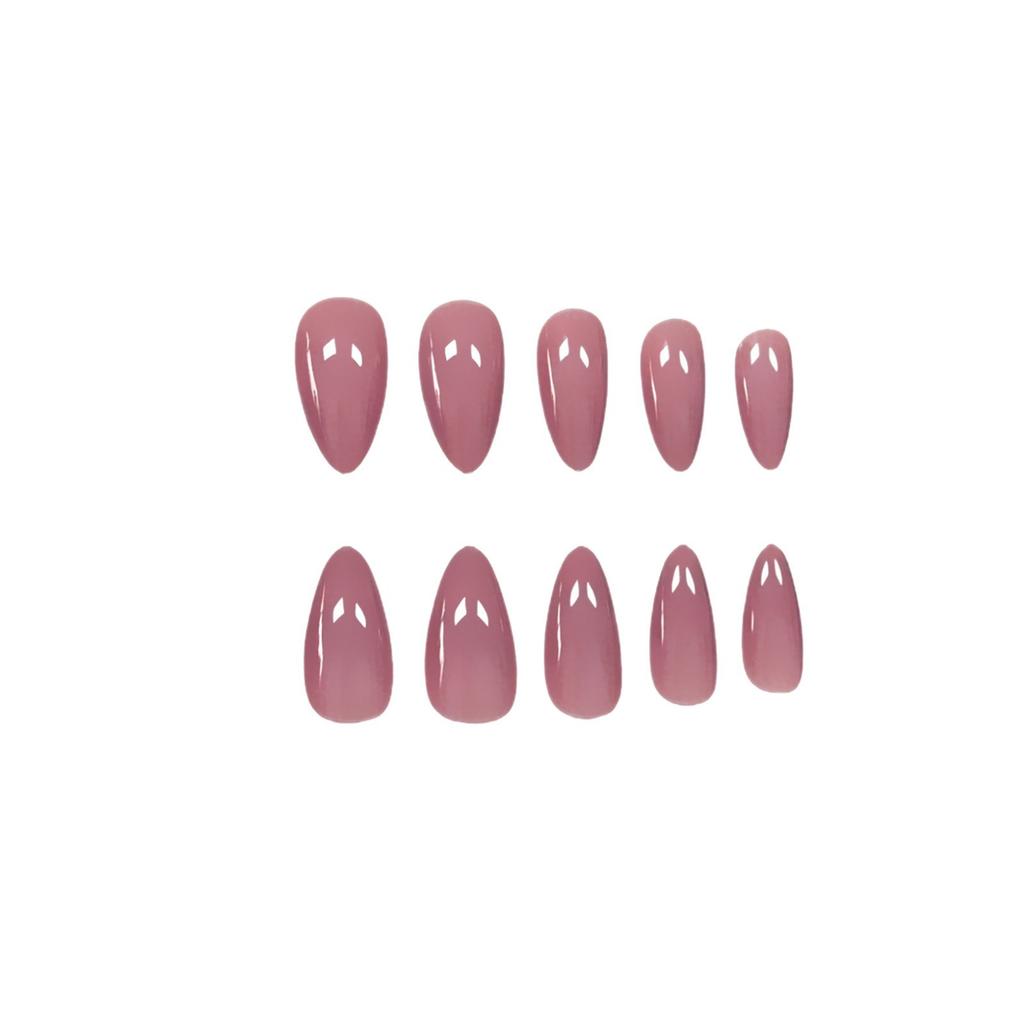 24 Pieces Of Manicure Bean Paste Color Clear Daily Versatile Gentle Pure Desire Long Almonds Wear Armor