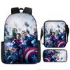 Набор рюкзака с принтом Мстителей Ткань Оксфорд Пенал Школьные принадлежности