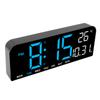 Digital Alarm Clock Large LED Display Desk Wall Clock with Temperature Date Week Display Adjustable