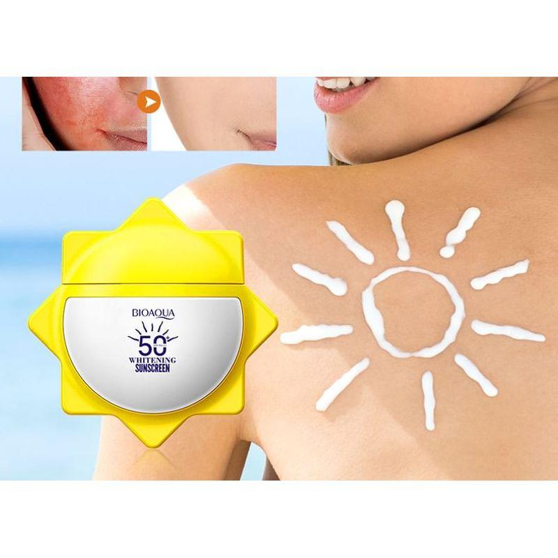 BIOAQUA - Отбеливающий солнцезащитный крем SPF50+ PA+++