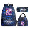 Animation Cartoon With Peripheral Printing Children'S Spine Backpack Set, Primary And Secondary School Student Leisure Schoolbag