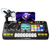 Kids DJ Mixer, DJ Mixer Piano | Digital Audio Console with Microphone, Multifunctional DJ Toy, Lighted Piano Keyboard, Portable USB Charging, DJ Learn