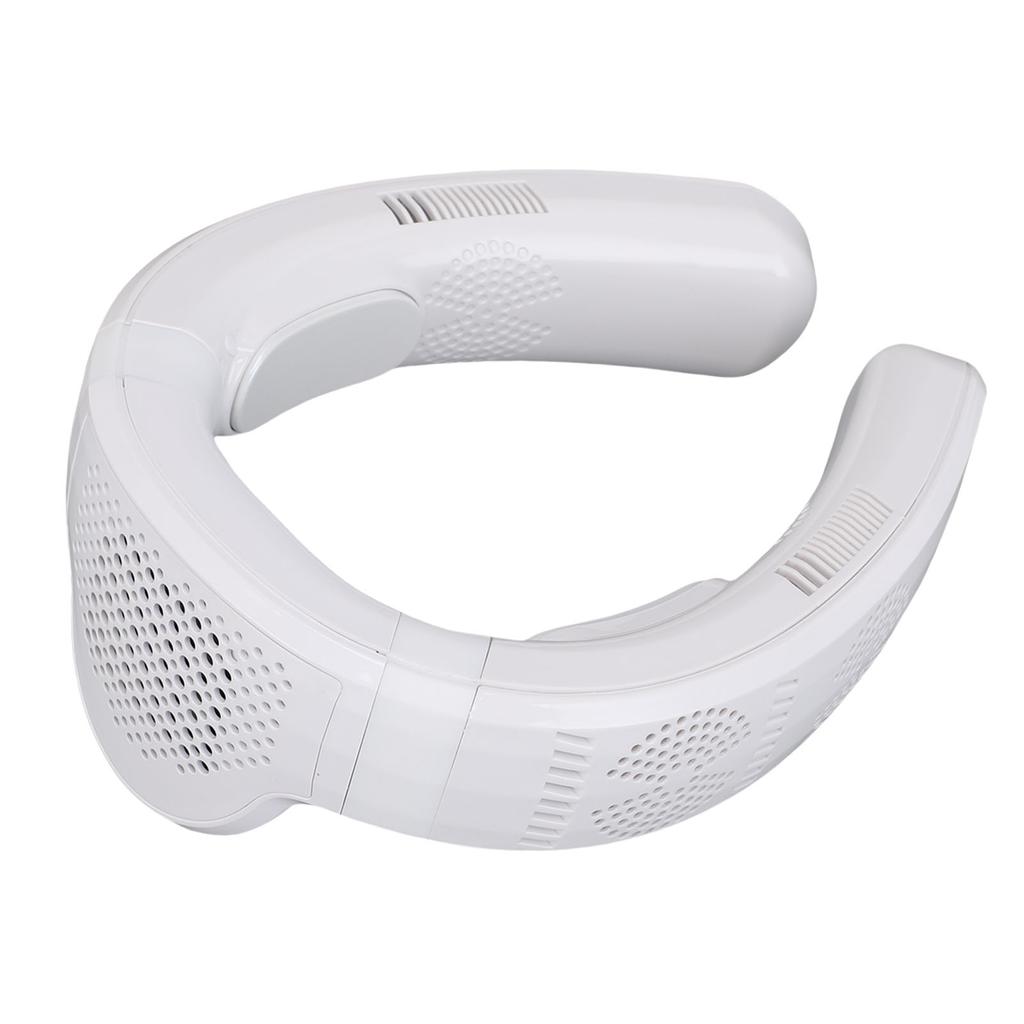 Портативный шейный вентилятор с охлаждением и обогревом, двойного назначения, 3 скорости, полупроводниковый, тихий, легкий, работающий от аккумулятора, носимый вентилятор