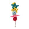 Parrot Chew Toys Fun Interactive Bird Cage Bite Toys with Bell for Small Parrots Parakeets Conures Cockatiels Love
