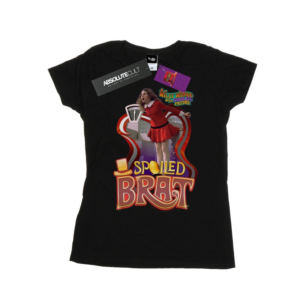 Willy Wonka And The Chocolate Factory Womens/Ladies Spoiled Brat Cotton T-Shirt