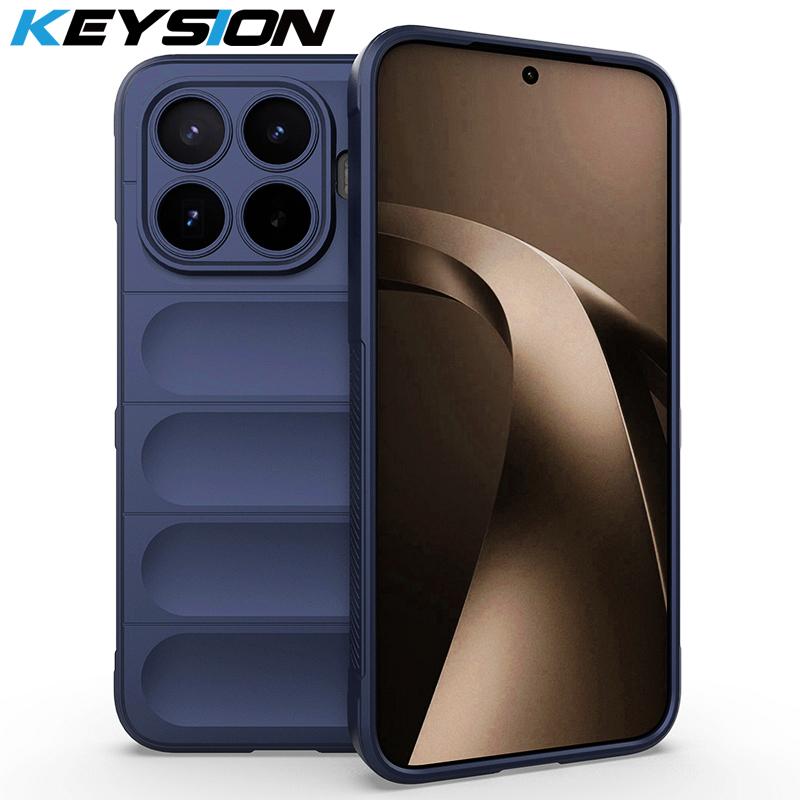 KEYSION Прочный противоударный матовый чехол для телефона Xiaomi 17T Pro 5G Противоскользящая мягкая силиконовая задняя крышка для телефона Xiaomi 17T 5G