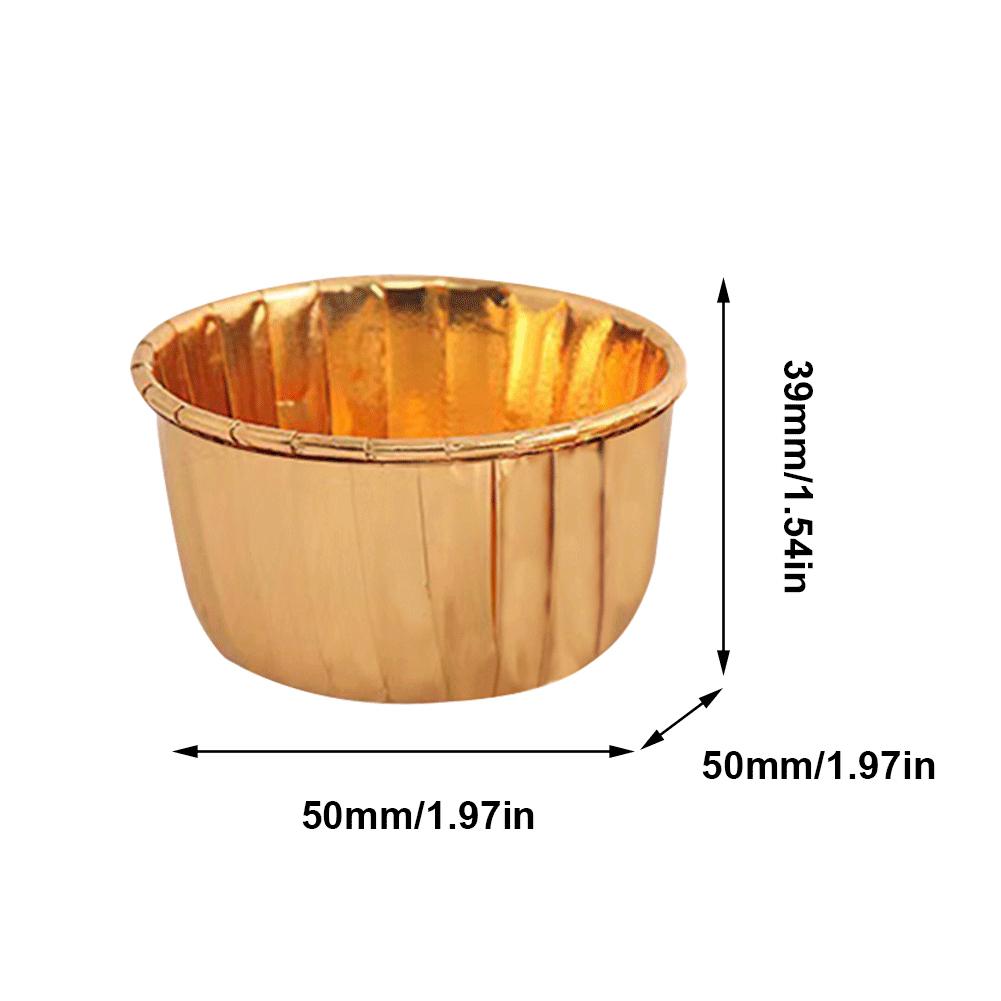 EY# 50 шт. формочки для кексов одноразовые переносные формочки с 50 шт. крышками для выпечки