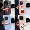 N101 Merry Christmas art Soft Phone Cases для iPhone 15 16 Pro Max Xiaomi 11 Lite 5G NE Redmi 13C Note11s 13 Plating Frame Camera Protector Back Cover