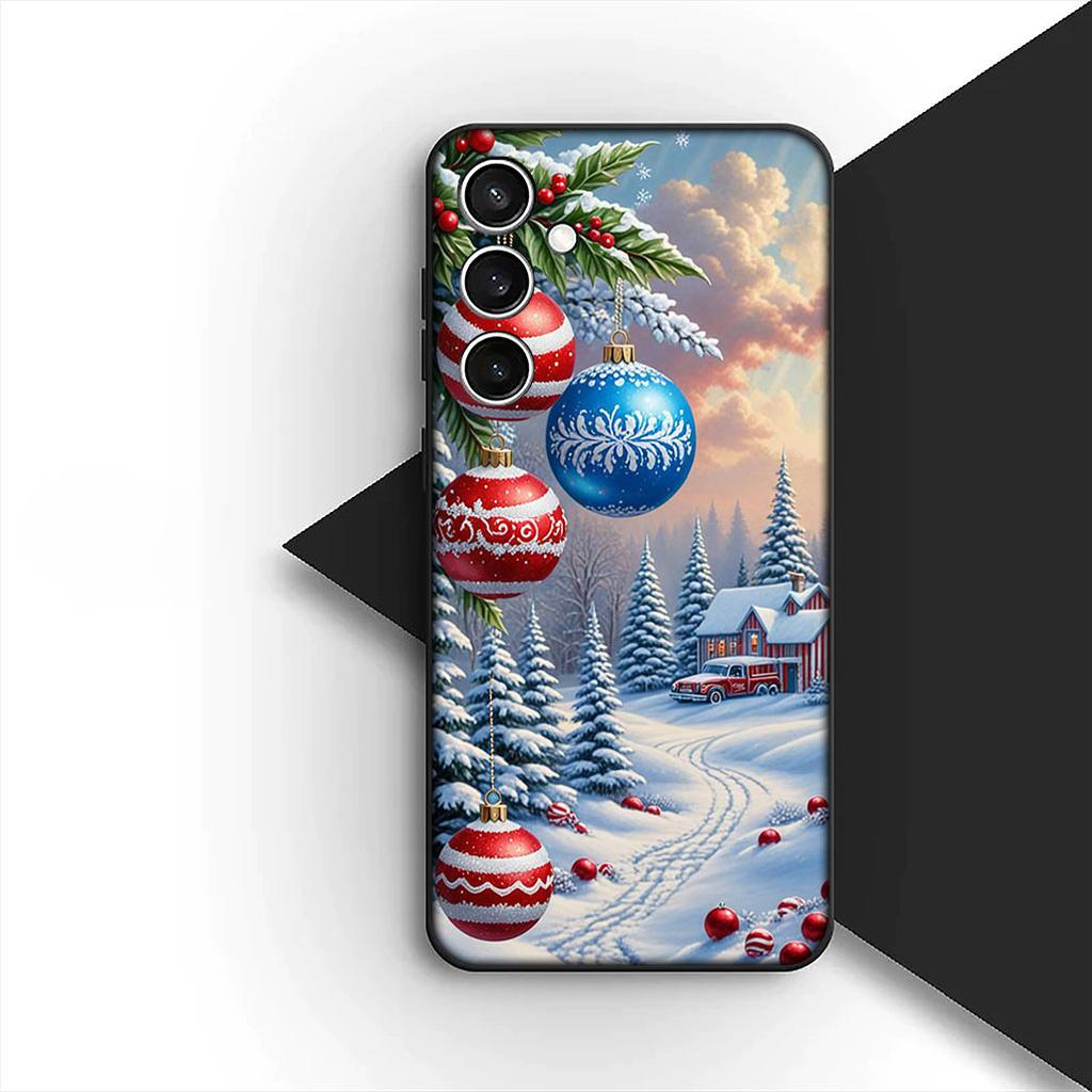 Чехол для телефона с рисунком Снеговика, Елки, Оленя и Подарка для Motorola Moto Edge 50 30 Fusion 40 NEO Ultra Pro G35 G45 G75 G85 G35