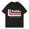 Горячая Распродажа Бренд Kodak Корейская Мужская Женская Футболка С Коротким Рукавом Футболка Одежда Дизайнерская Футболка Высокое Качество Футболка Летние Топы Мода
