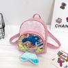 Mermaid With Glitter Small Tail Childrens Backpack Adjustable Straps Shoulder