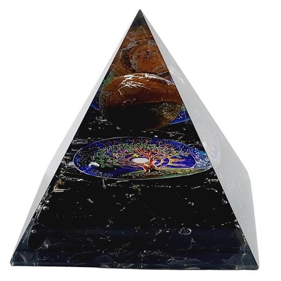 Черный турмалиновый кристалл пирамидальный камень для дома предметы фен-шуй для удачи рейки целительная чакра