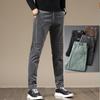 Весенние новые корейские модные прямые повседневные брюки-трубы, вельветовые повседневные брюки, мужские легкие деловые брюки, мужская одежда