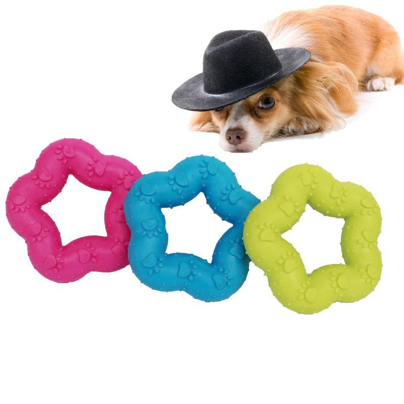 Игрушка для жевания Pet TPR Star Rubber Dog