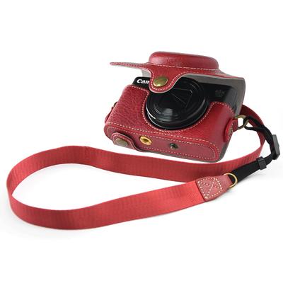 Кейс BEADY для камеры Canon PowerShot SX720 SX730 и SX740, Защитная крышка из ПУ-кожи с плечевым ремнем Красный HS, HS, HS,
