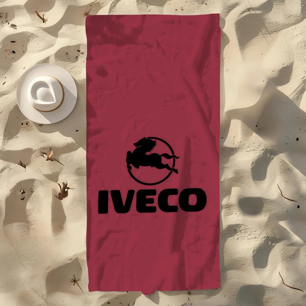 Модное Авто I-IVECO Полотенце Пляжное Полотенце Большого Размера Быстросохнущее Полотенце Впитывающее Мягкое Для Плавания Пляжные Полотенца для Мужчин Женщин