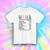 Mama Daily Values Funny Motherhood Humor Graphic Mom Life Parenting Tee S-5XL