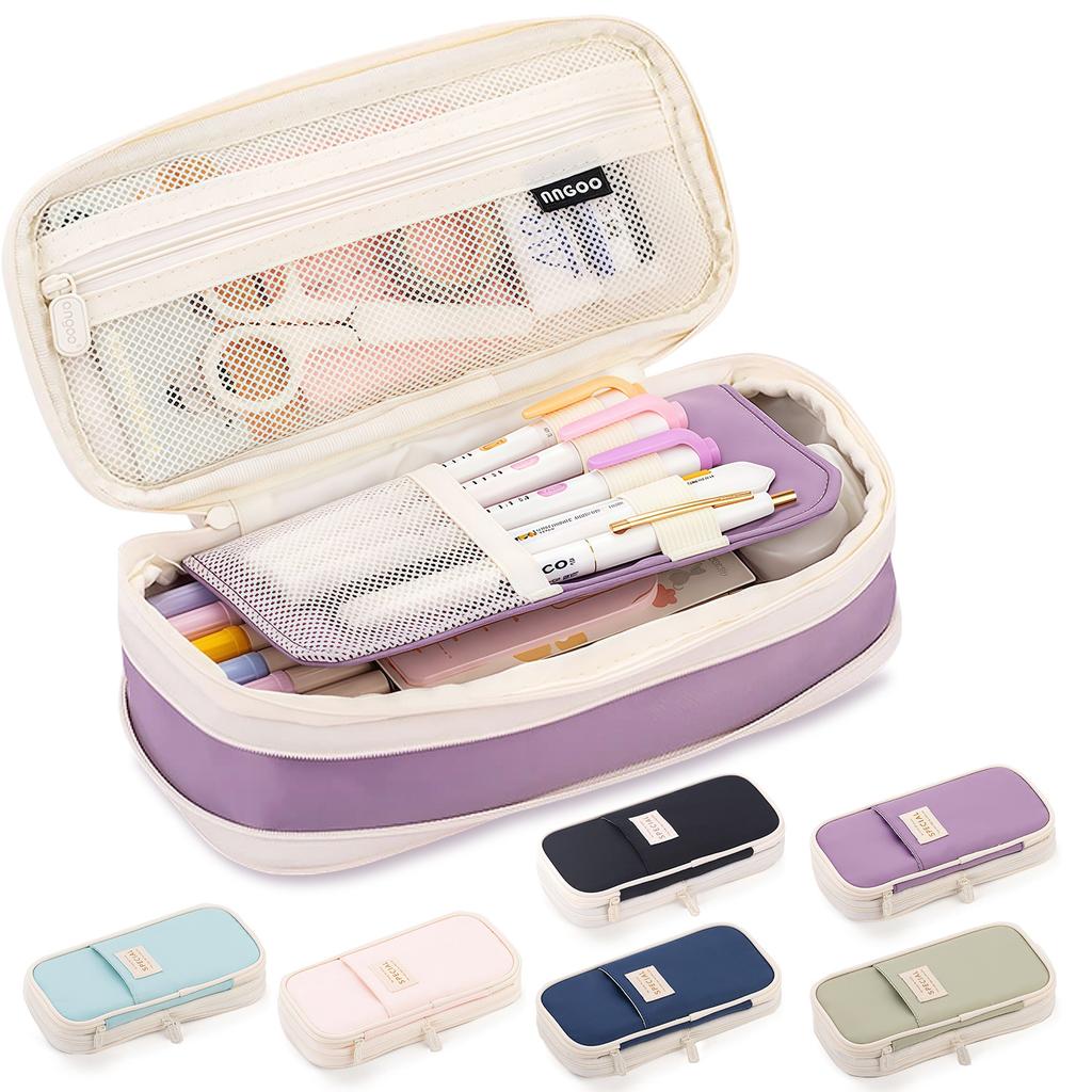 Pencil Cases Large Capacity Pencil Bag Pouch Holder Box for Girls Office Students Organizer School Stationery Supplies