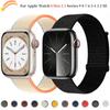 Nylon Strap for Apple Watch 46mm 42mm 45mm 41mm 44mm Ultra 2 49mm Breathable Replacement Wristband for IWatch 9 8 7 6 5 4 3SE