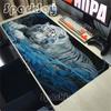 Игровой коврик для стола с рисунком тигра и мыши, нескользящий, HD-печать, большого размера, коврик для клавиатуры, резиновый ковер, коврик для игрового стола ПК 900x400